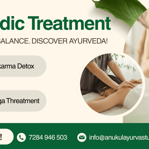 Green and Beige Simple Ayurvedic Treatment Banner Landscape (1)